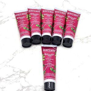 6 Burts Bees Watermelon Mint Hand Cream With Shea Butter 1 oz All Natural NEW